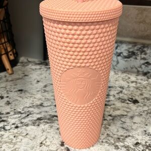 Pastel pink studded Starbucks cup COLLECTORS ITEM